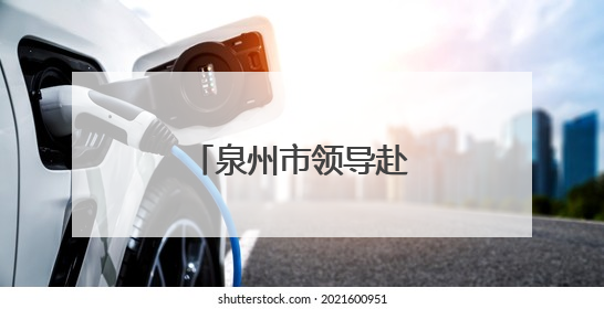 泉州市领导赴台商投资区调研重点招商项目